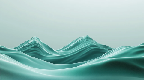 超质感山水线条背景