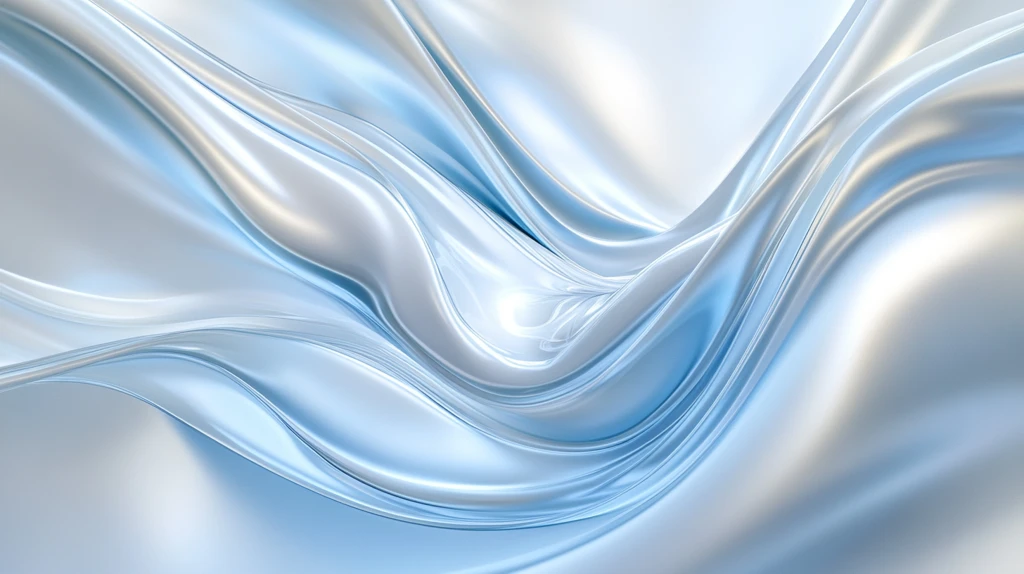 蓝色动感丝绸背景