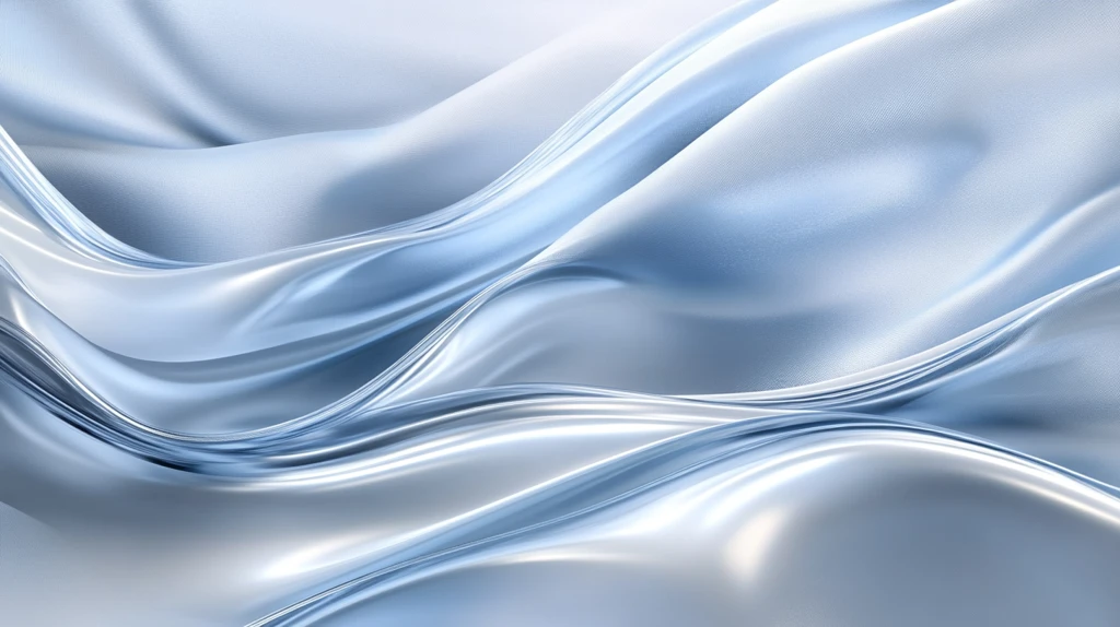 蓝色动感丝绸背景
