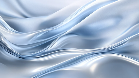 蓝色动感丝绸背景