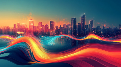 城市形象炫彩地产