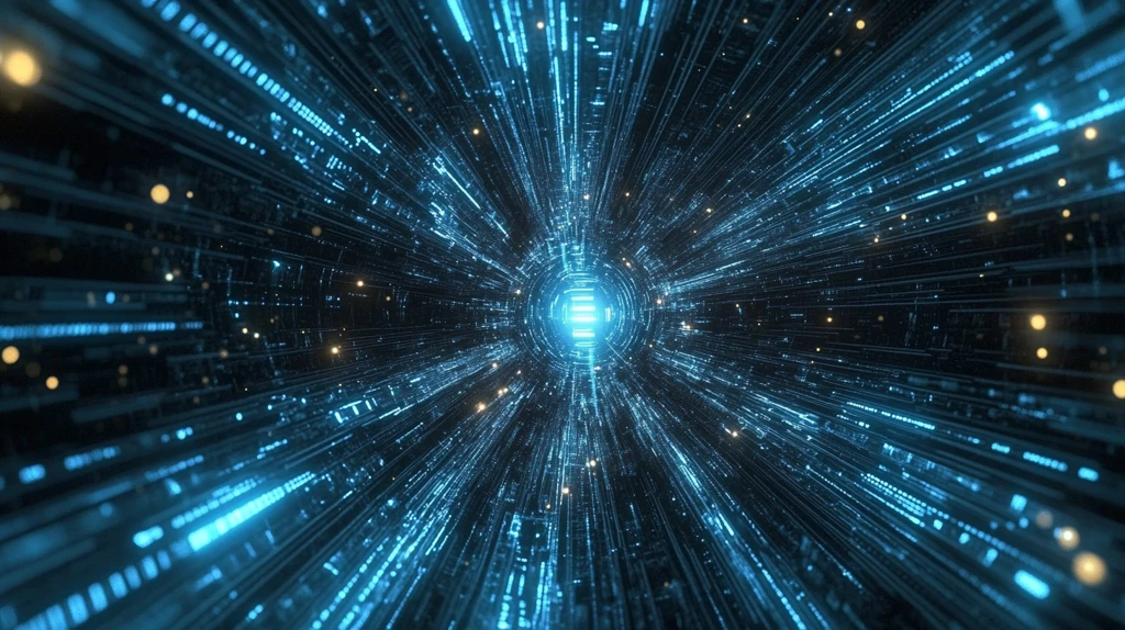 科技光线汇聚背景