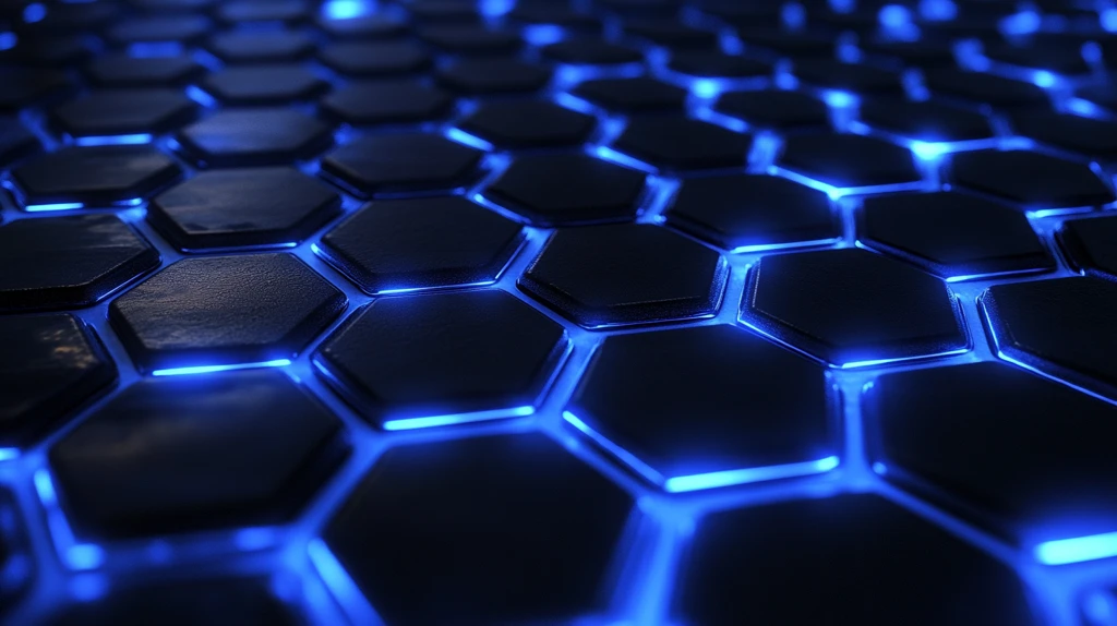 蜂窝光影光束背景