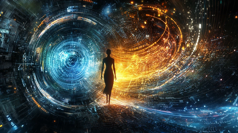 元宇宙科技背景素材