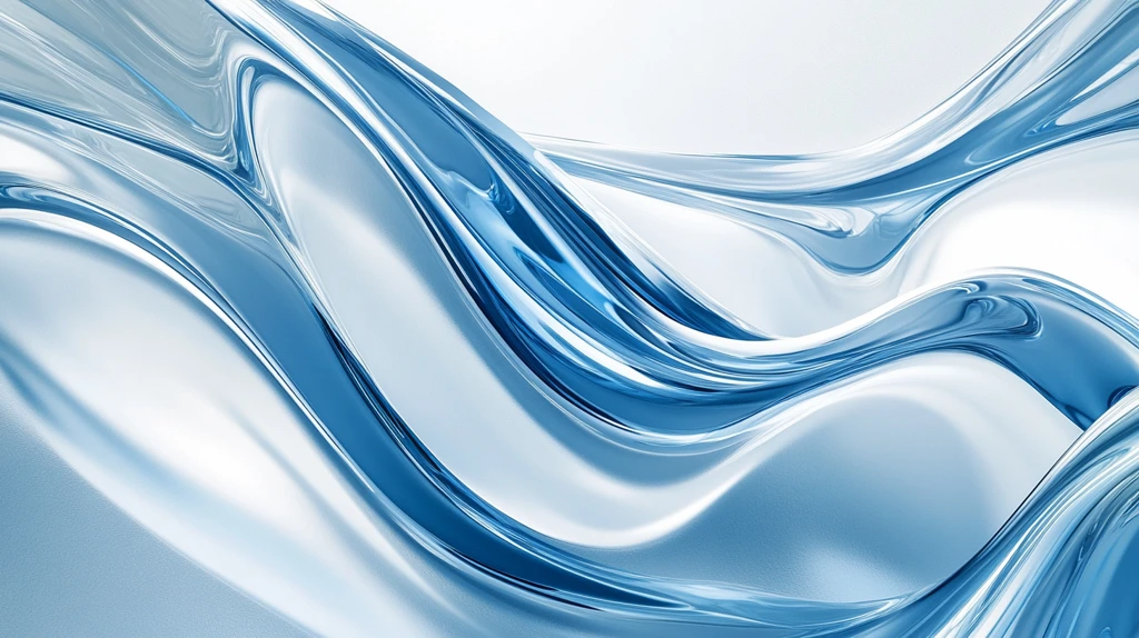 蓝色动感丝绸背景