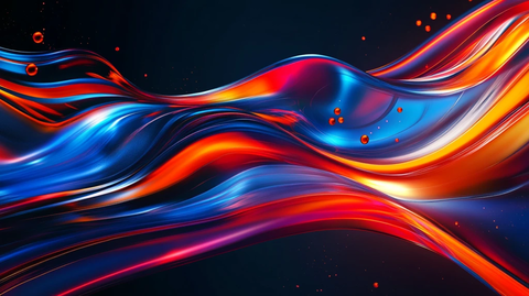 炫彩流动背景