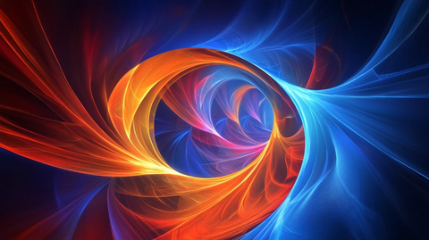 循环旋转扭曲汇聚融合