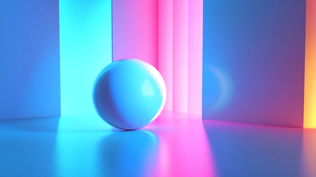 粉蓝色球体