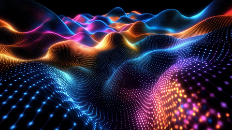 科技风炫彩背景