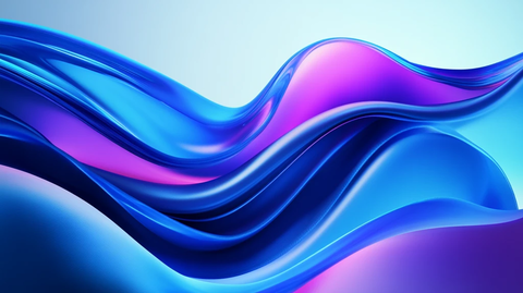 蓝紫色渐变抽象流光