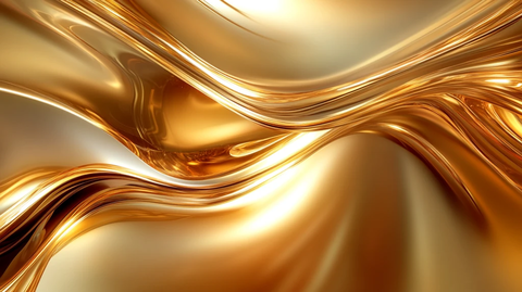 金色线条艺术