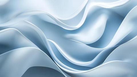 蓝色动感丝绸背景