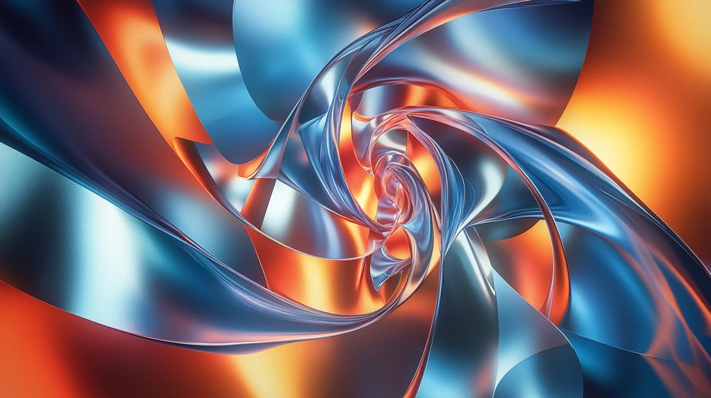 绚丽弯曲艺术背景