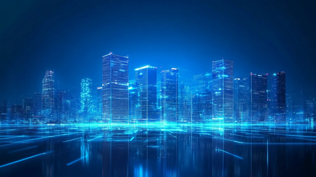 智慧城市科技背景