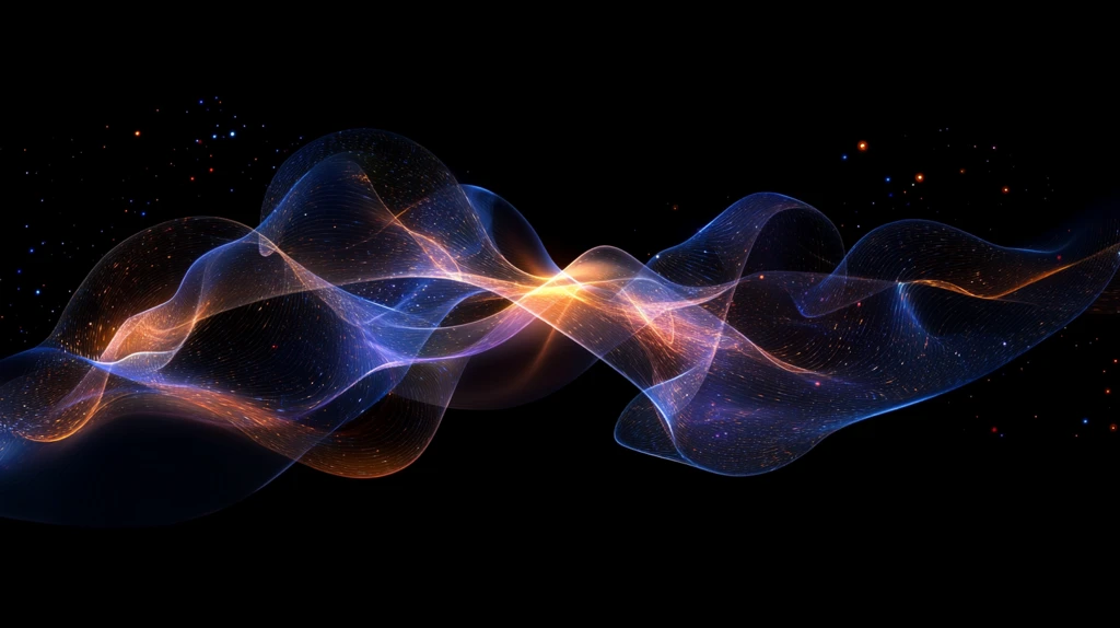 流光渐变金色炫酷飘带