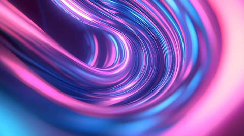 蓝紫色渐变抽象流光