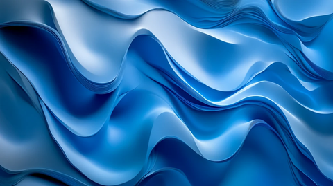 蓝色动感丝绸背景