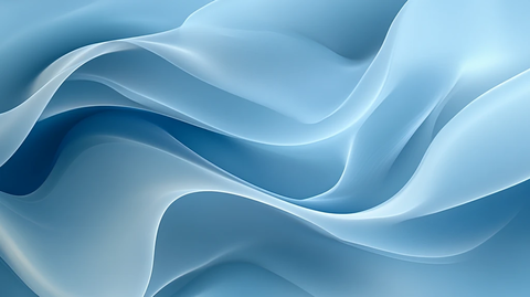 柔美蓝色曲线