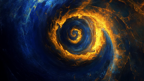 吊顶喷画宇宙漩涡