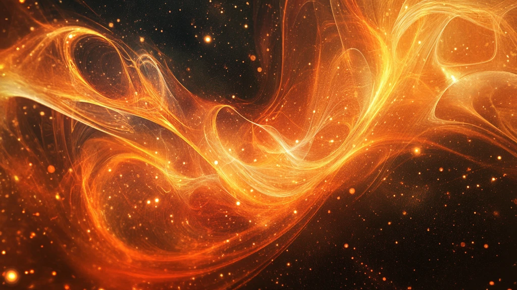 金色动感线条流体熔浆