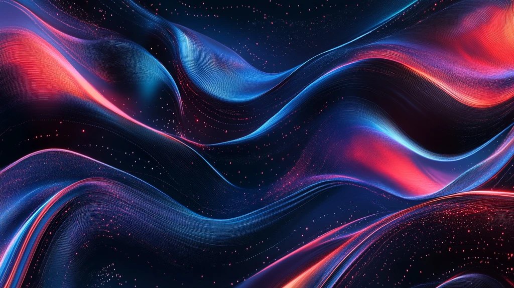 彩色酷炫流动感背景