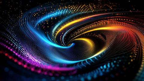 科技风炫彩背景