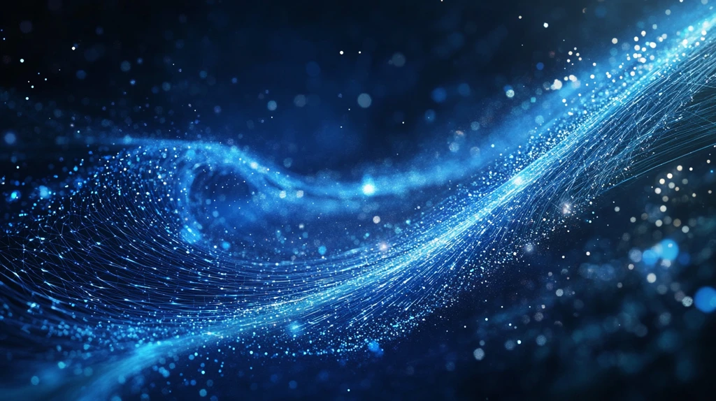 科幻感蓝色流动感背景