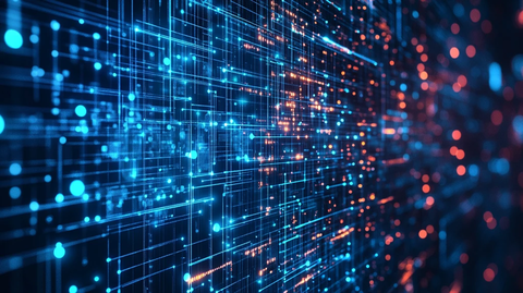 红蓝科技无限背景