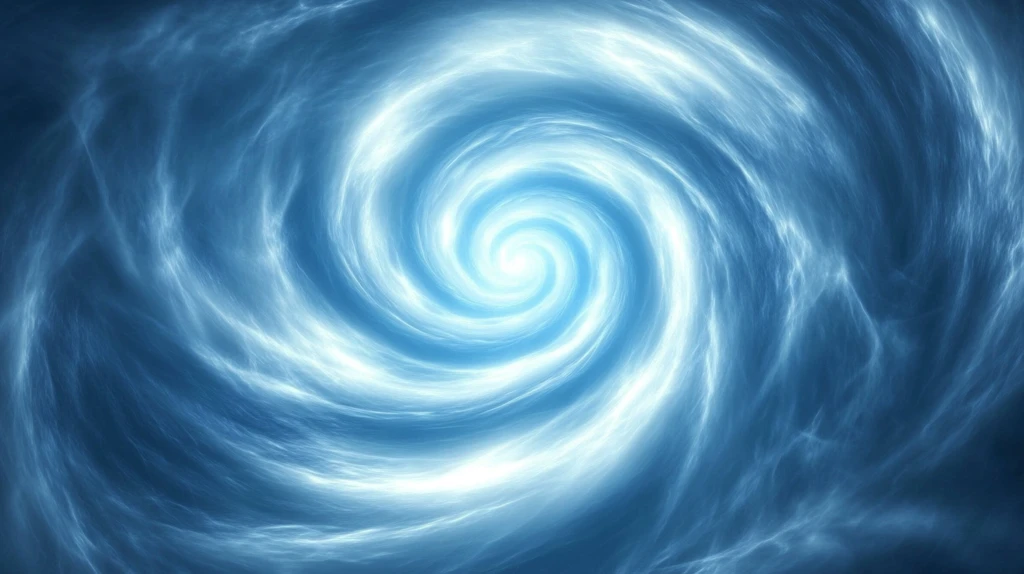 蓝色的漩涡