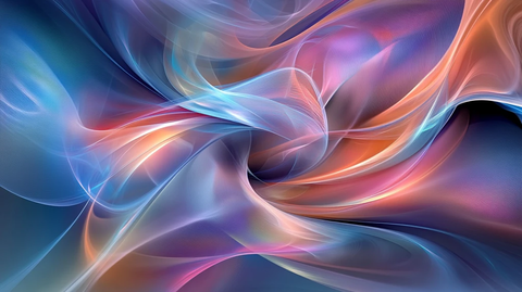 多彩曲线唯美高雅形状