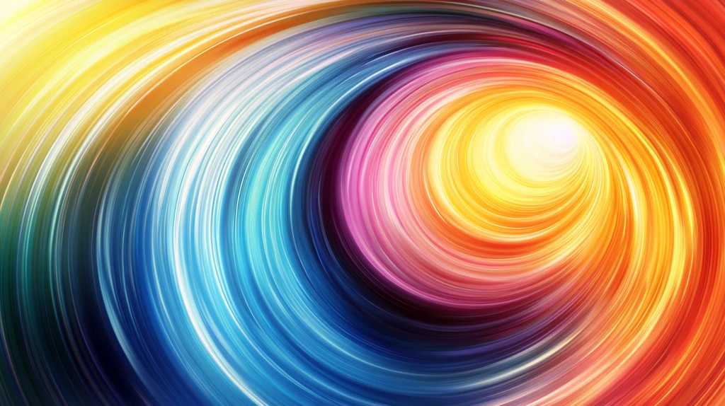 彩色漩涡创意素材
