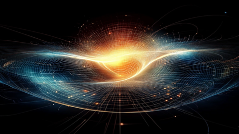 科技曲线飘逸动感