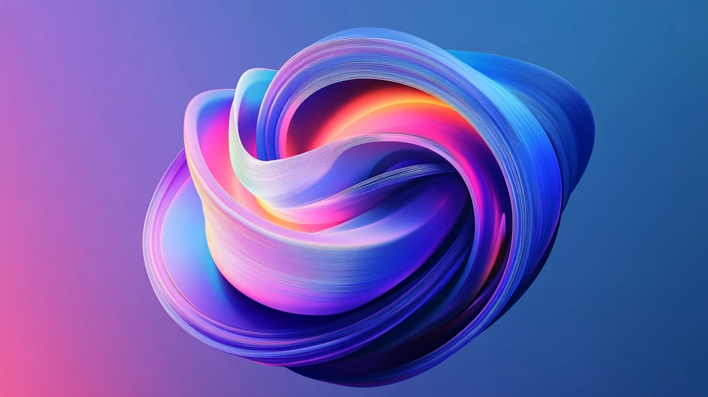 立体渐变发光体设计