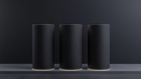 圆柱体静物展台