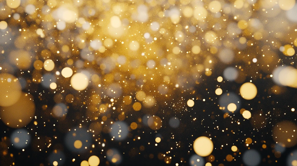 高清金色梦幻光斑