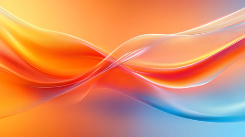 橙红色线条丝滑背景