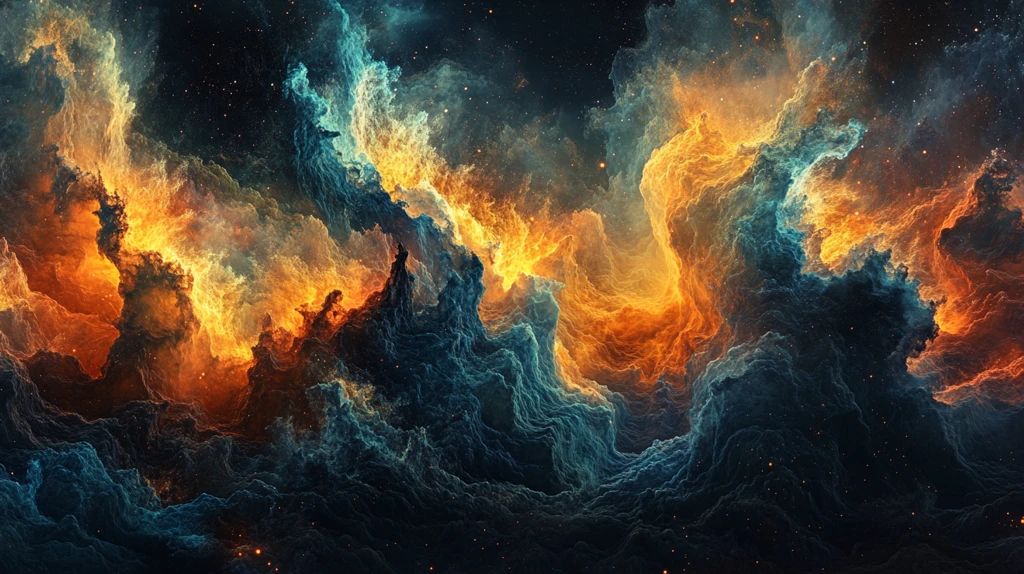 豪华大气星云装饰画