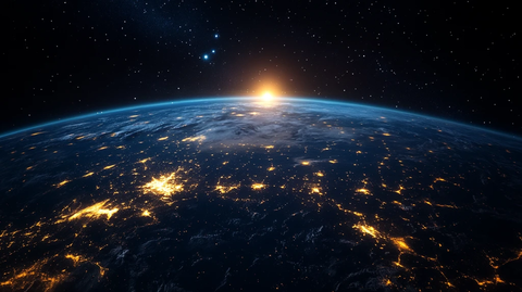 地球银河系光线