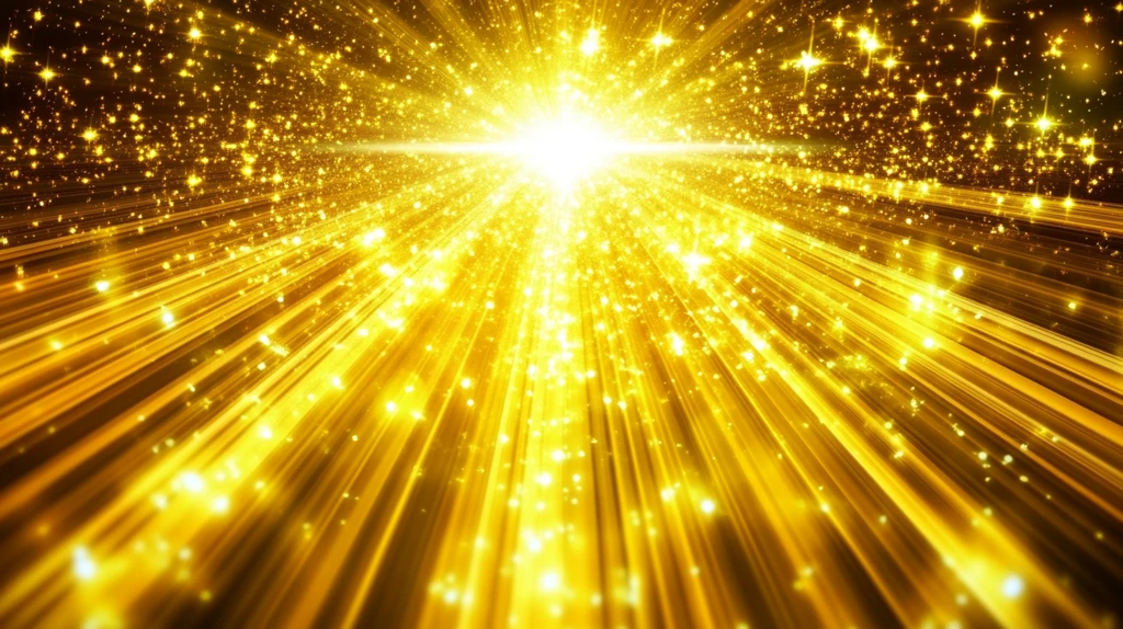 放射金色背景激情四射