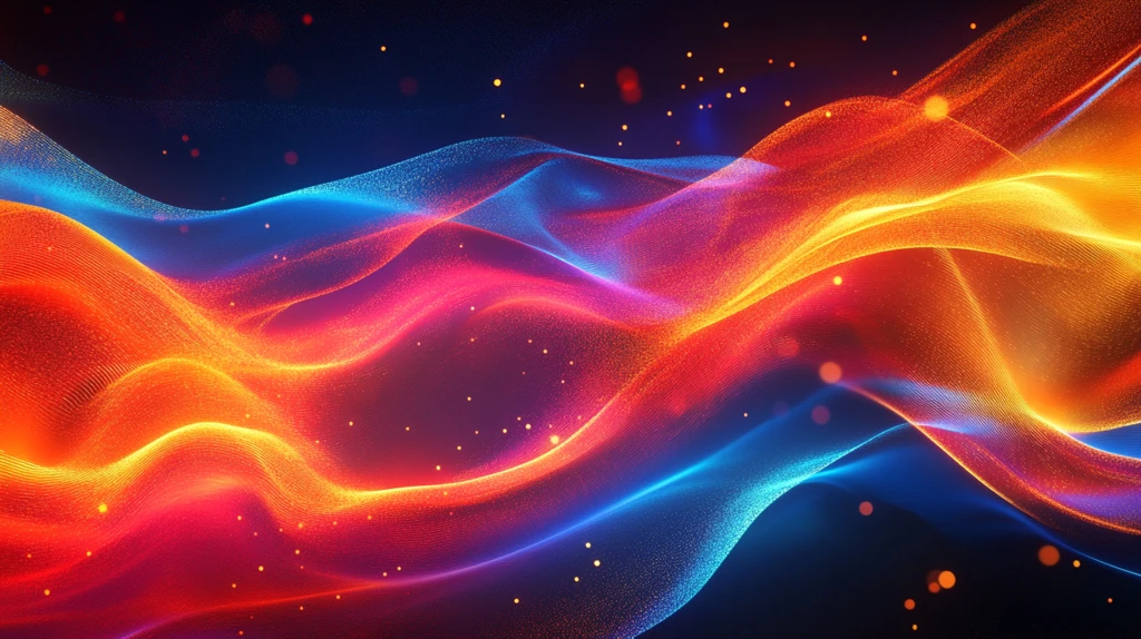 彩色酷炫流动感背景