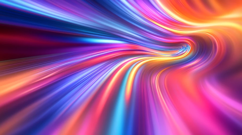 彩色酷炫流动感背景