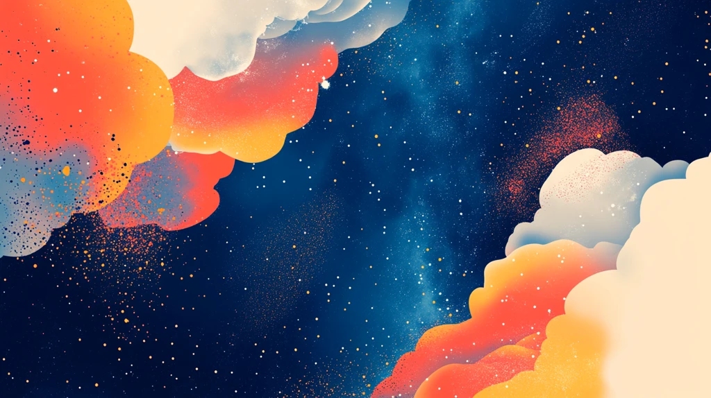 扁平流体风年会背景