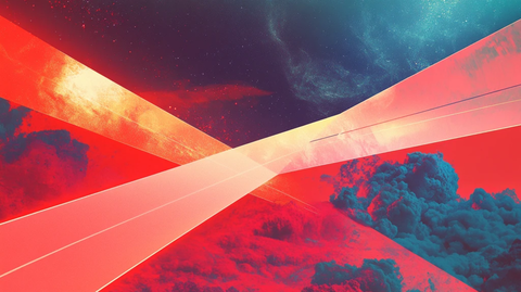 轻奢会议大气红色背景