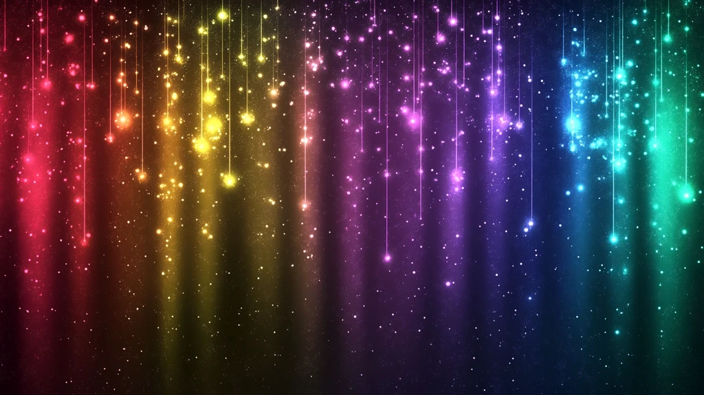 色彩斑斓梦幻灯光