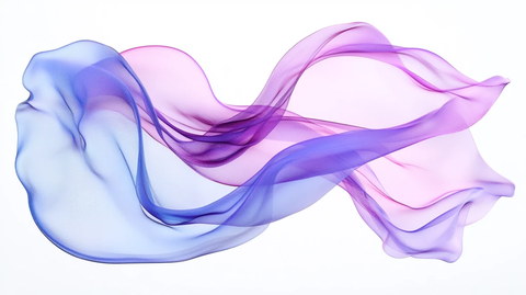 炫彩飘带丝绸素材