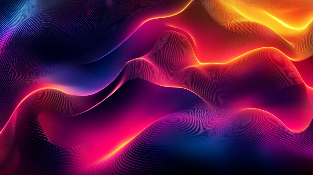 幻彩流体抽象线条背景