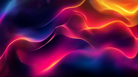 幻彩流体抽象线条背景