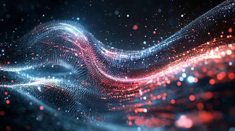 红蓝科技无限背景