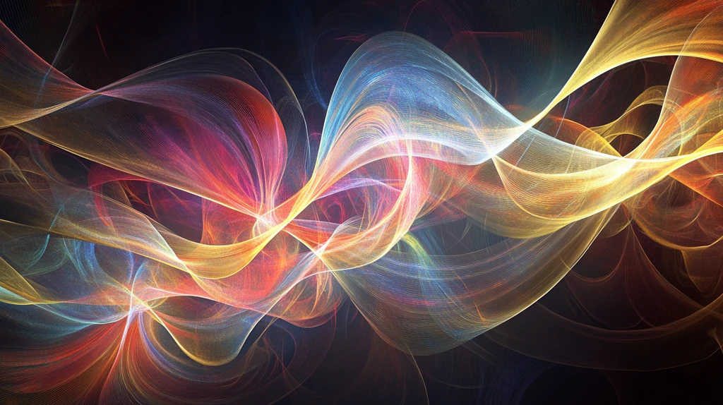 幻彩流体抽象线条背景