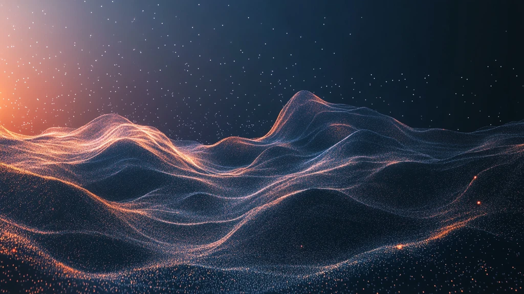 科幻感蓝色流动感背景